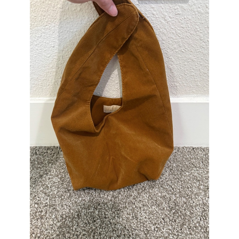 MERIT Brown Corduroy Makeup Bag Cosmetic Bag Casual‎ Everyday Wear